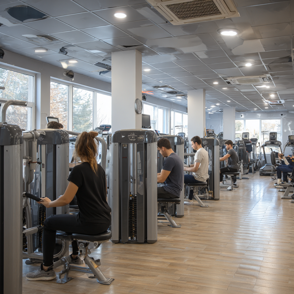 люди в залі